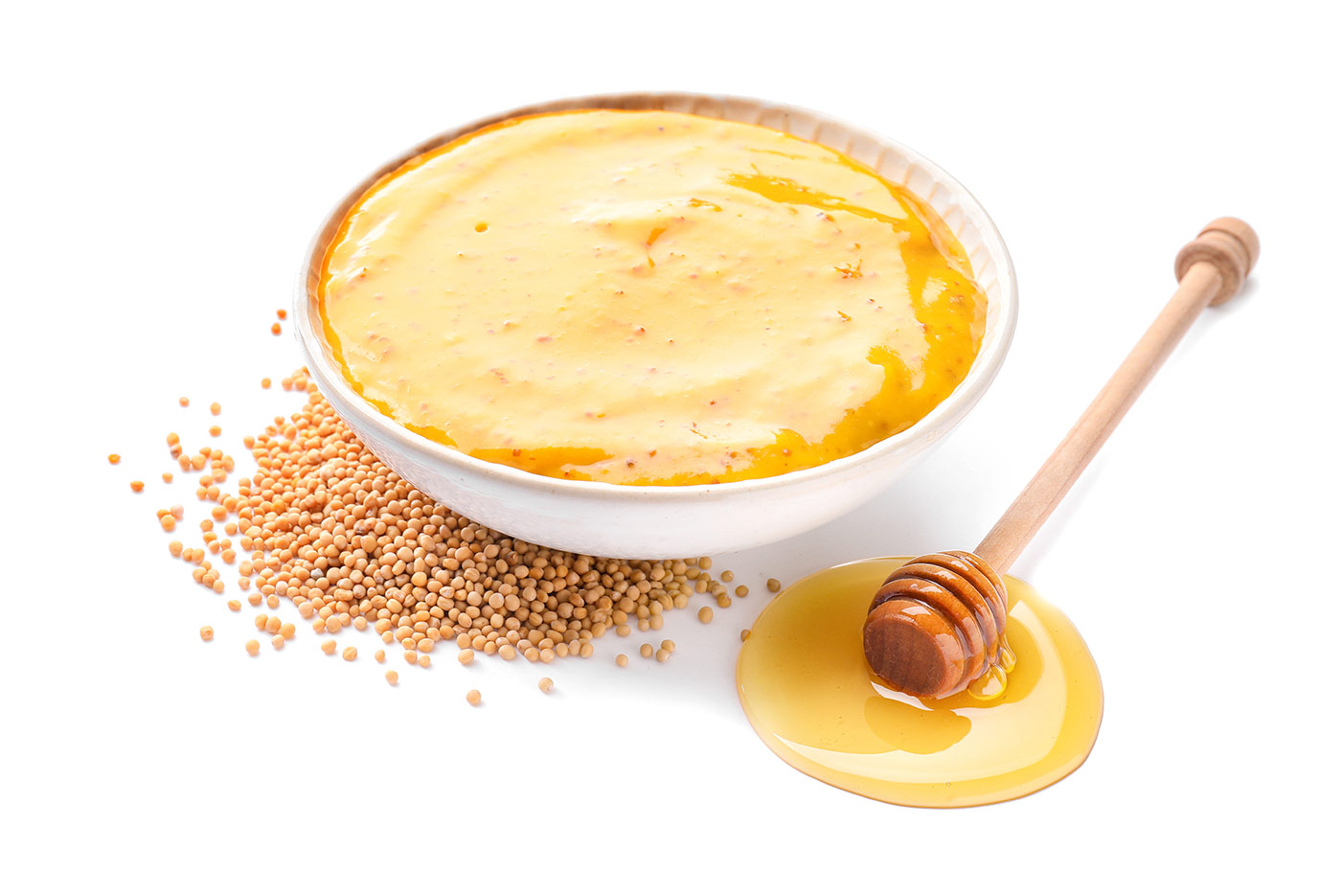 Monschauer honing-maanzaad-mosterd-parfait